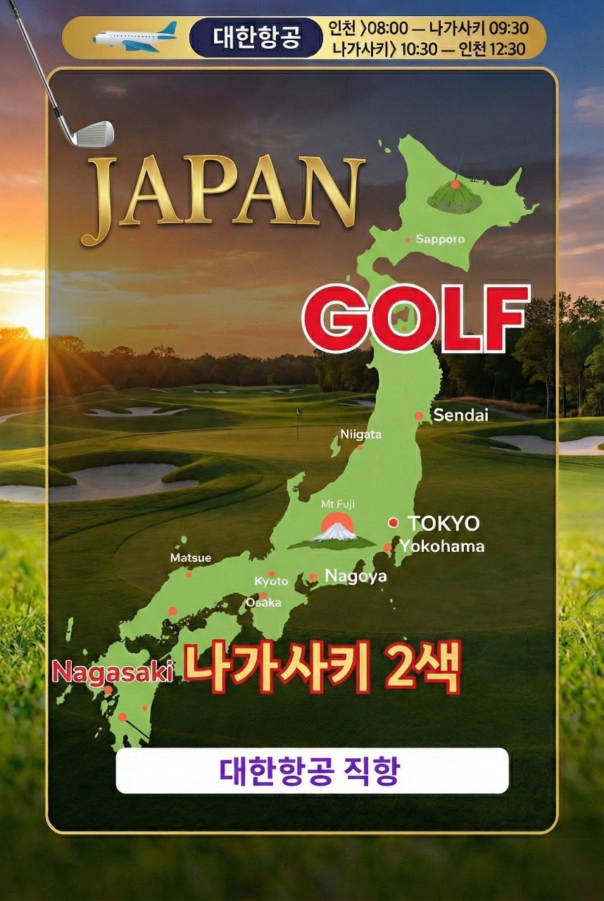 나가사키 2색 + 운젠 료칸