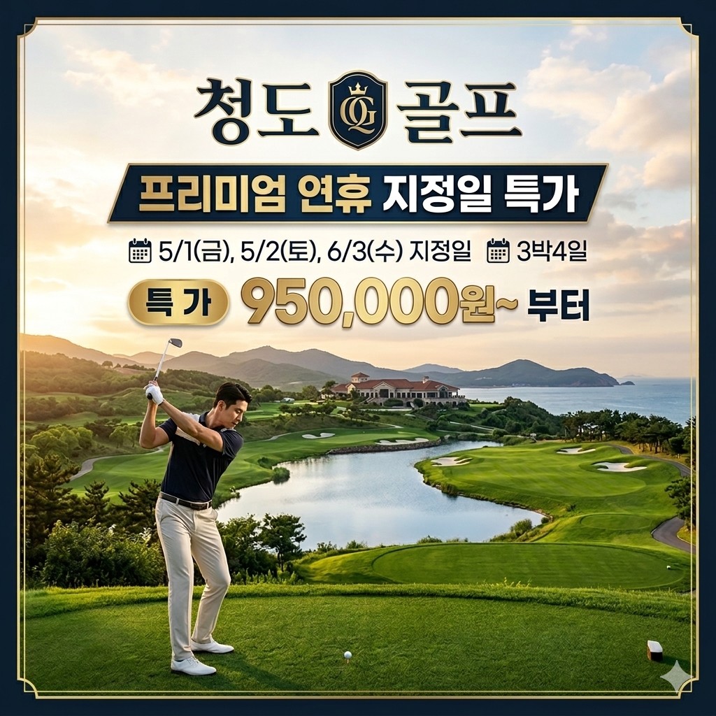 [청도] 마감임박 5월황금연휴 청도 3색