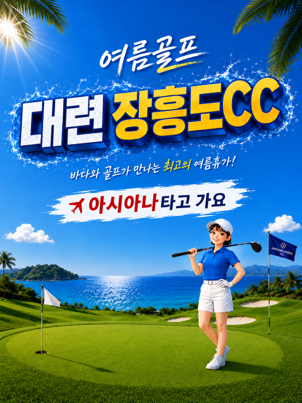 [대련] 장흥도 골프 아시아나 패키지